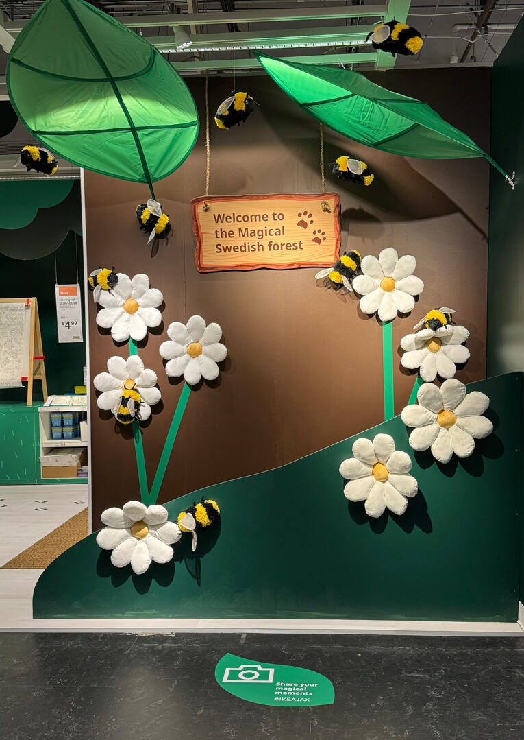 Selfie wall